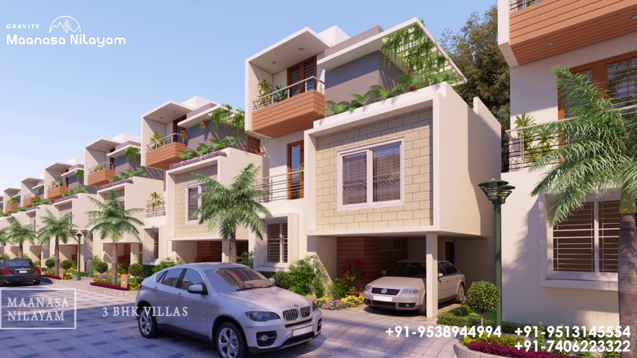 3 & 4 BHK Luxury Villas on Kanakapura Road GRAVITY MAANASA NILAYAM