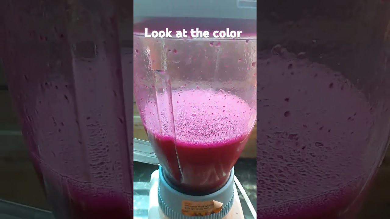Red Dragon Fruit Juice 😋,,,,,, Want the process? 👀👀 #dragonfruit #dragonfruitrecipe #juice