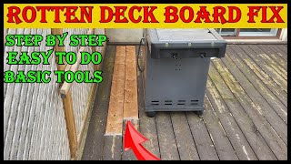 How To Replace A Deck Board The Easy Way