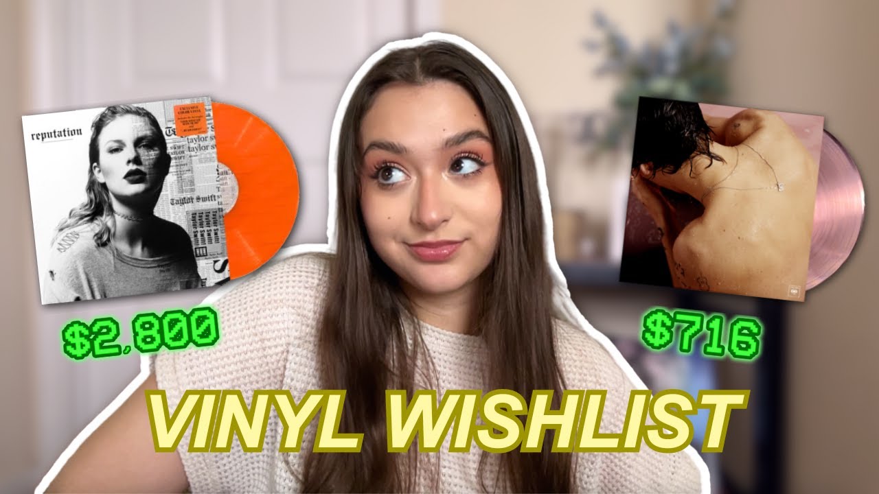 my vinyl wishlist | taylor swift, harry styles, + more! - YouTube