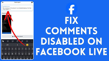How to Fix Comments Disabled in Facebook Live 2024 | Facebook Guide