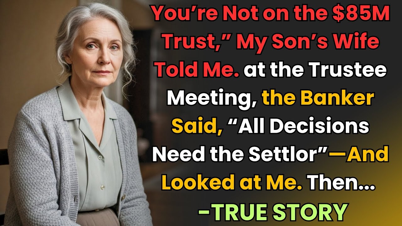 HER TRUE STORY FROM NEW YORK 👵💔 They Erased Her From The $85M Trust — Until The Banker Spoke and…