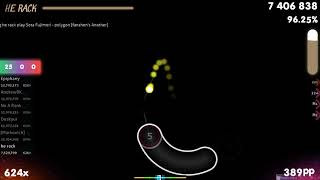 he rack | Sota Fujimori - polygon [fanzhen's Another] 1st  HDDT FC 96.6% {#1 440pp} - osu!