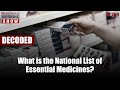 What is the national list of essential medicines
