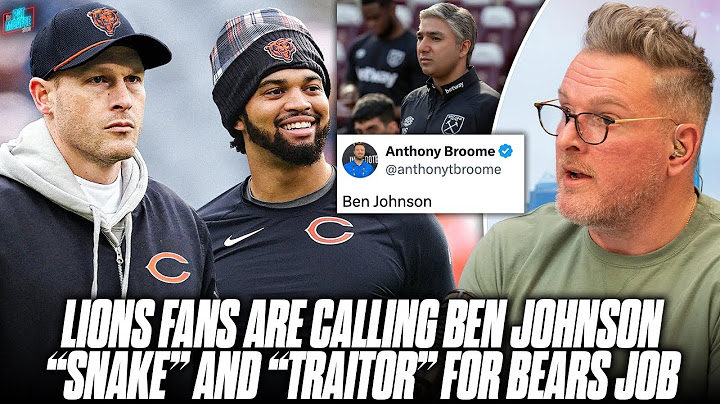 Lions Fans Are PISSED At Ben Johnson For Taking Bears Head Coach Job?! | Pat McAfee Show