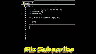 Count Even and Odd Numbers in #javascript #array #coding #trending #viral #shorts #js #arrays #new