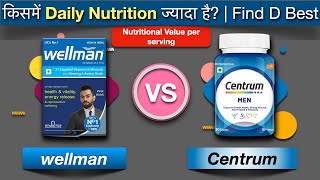 Wellman vs Centrum Men Daily Multivitamin Review | Find D Best
