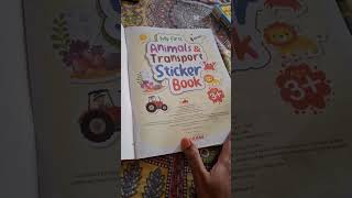 My first animal and transport sticker book