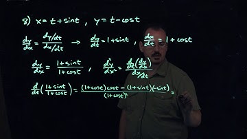 First and Second Derivative of a Parametric Curve