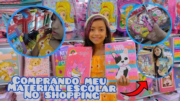 comprando meu material escolar no shopping😍📝2022