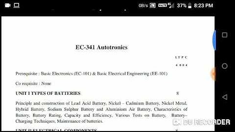 Autotronics : Introduction to Autotronics