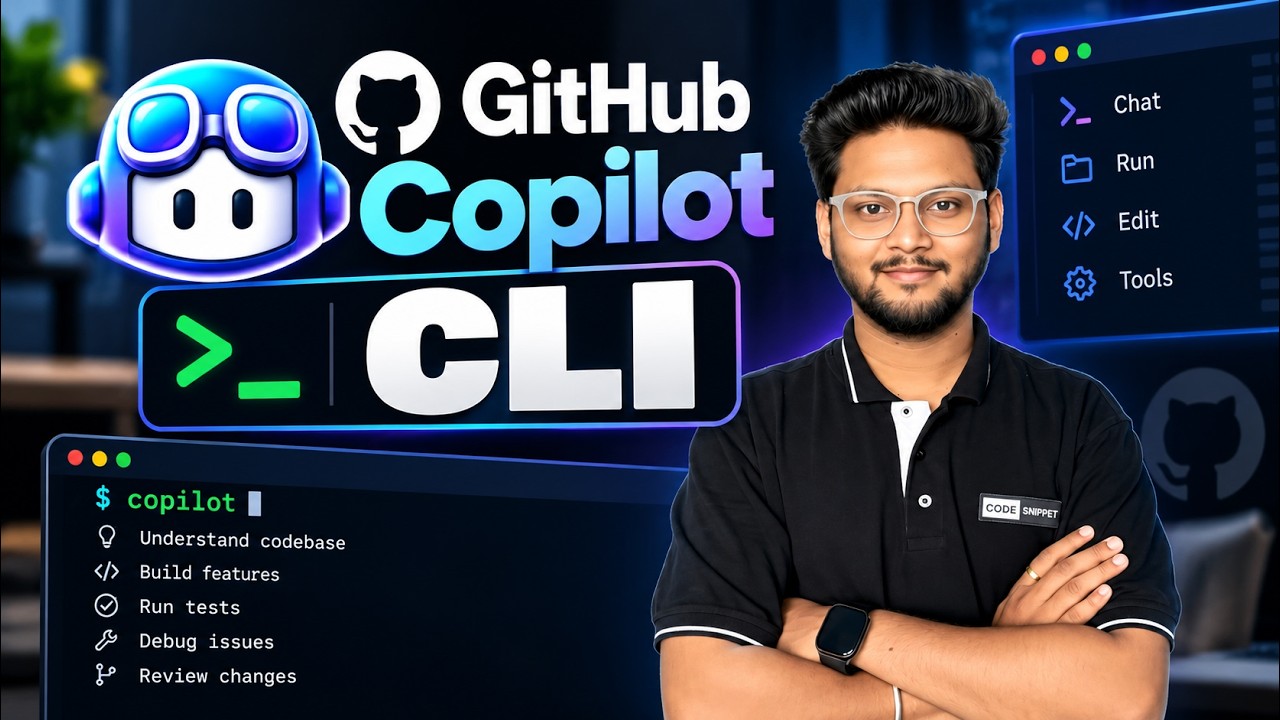 GitHub Copilot CLI | Overview, Installation & Demo 🚀 - YouTube