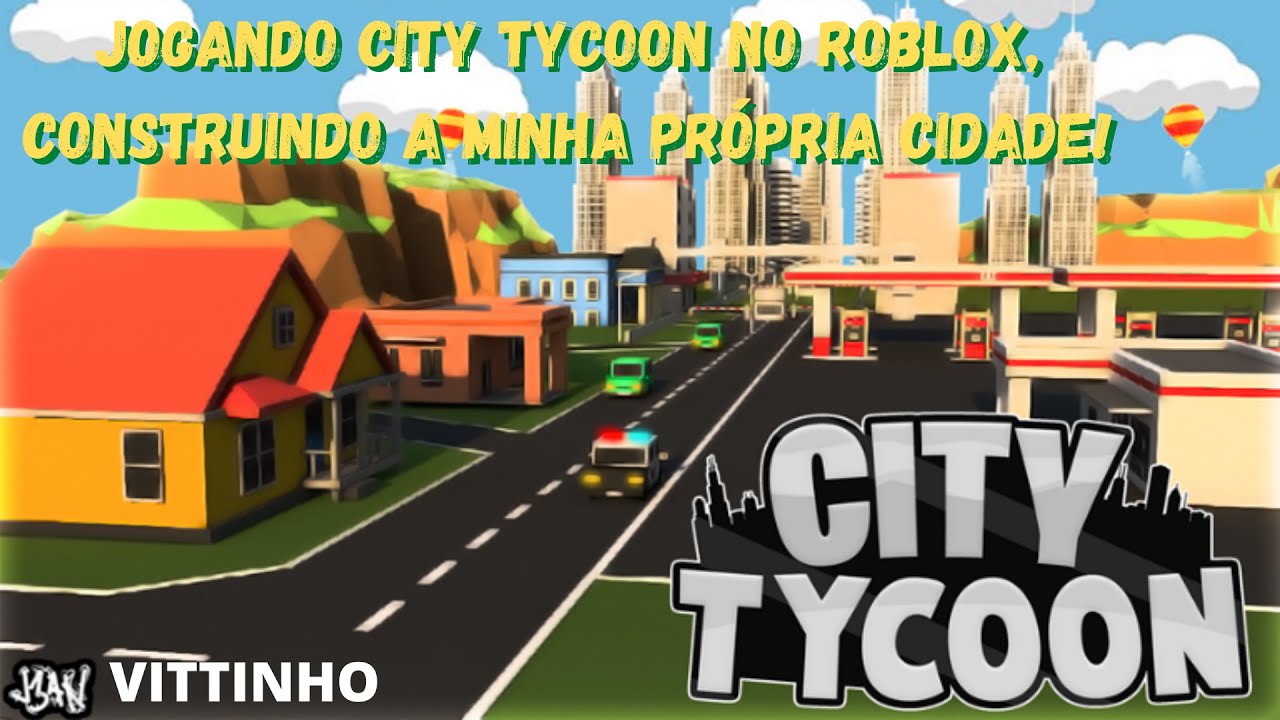 Jogando Roblox - Roblox City - Parte 1 