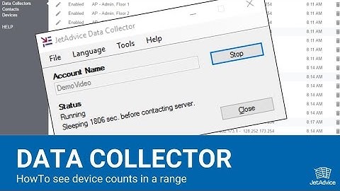 Data Collector - HowTo see device counts in a range