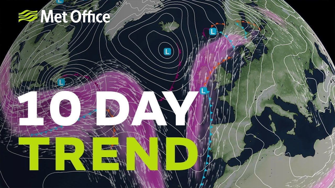 10 Day Trend – staying mild and wet? 17/02/21 - YouTube
