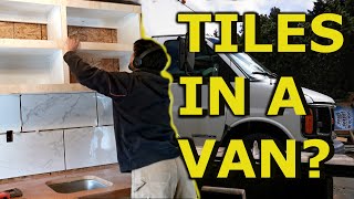 Are Tiles a good idea? Stealth Van Build