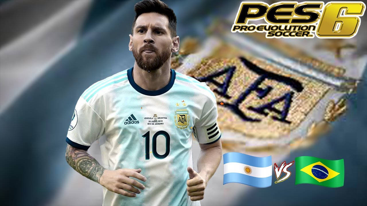 PES 6 - FINAL vs BRASIL COPA AMERICA 2021 con ARGENTINA ...