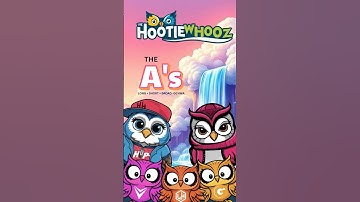 How Many Words Can You Make With Vowels? | The Hootie Whooz | Kids Songs