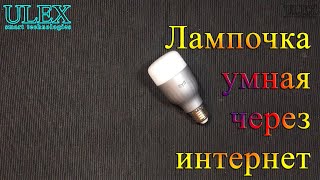 Умная лампочка от Xiaomi