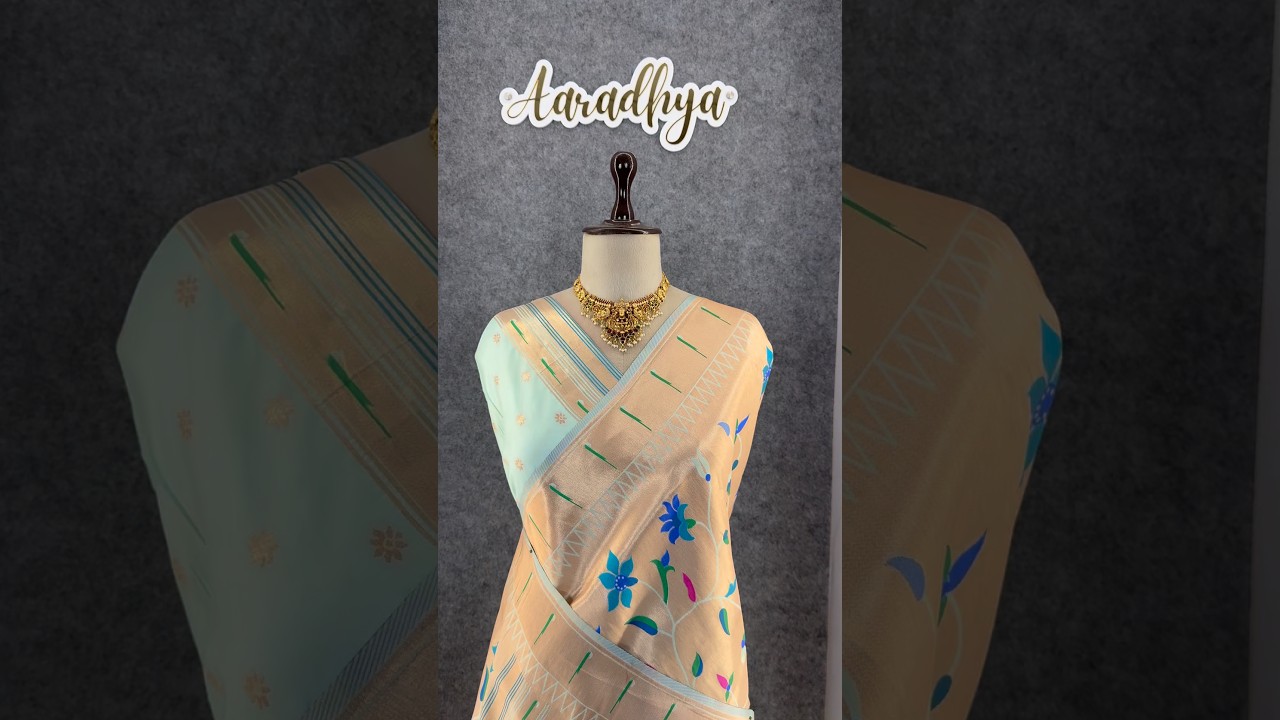 All Over Jaal Weaving Brocket Paithani Soft Silk Saree