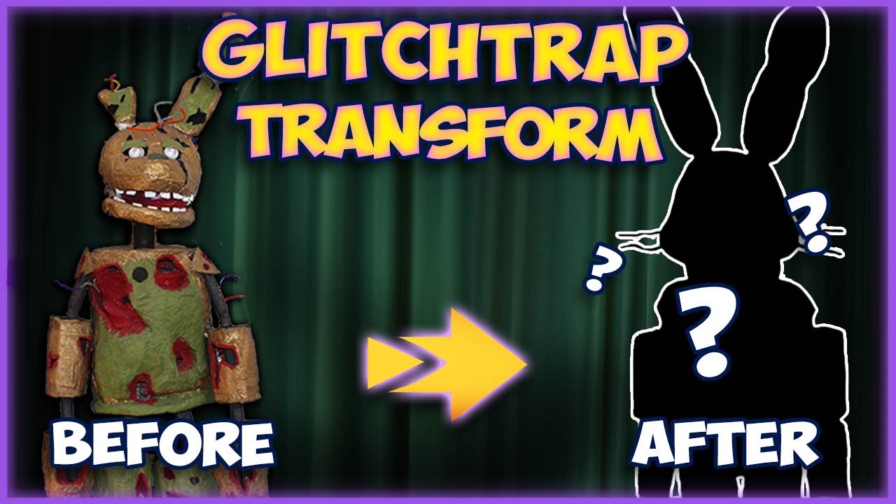 Springtrap becomes Glitchtrap! Puppet Transformation! (FNAF Help