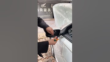 Have you learned how to replace the rearview mirror? #manual #automobiles #skill #learncar #driving