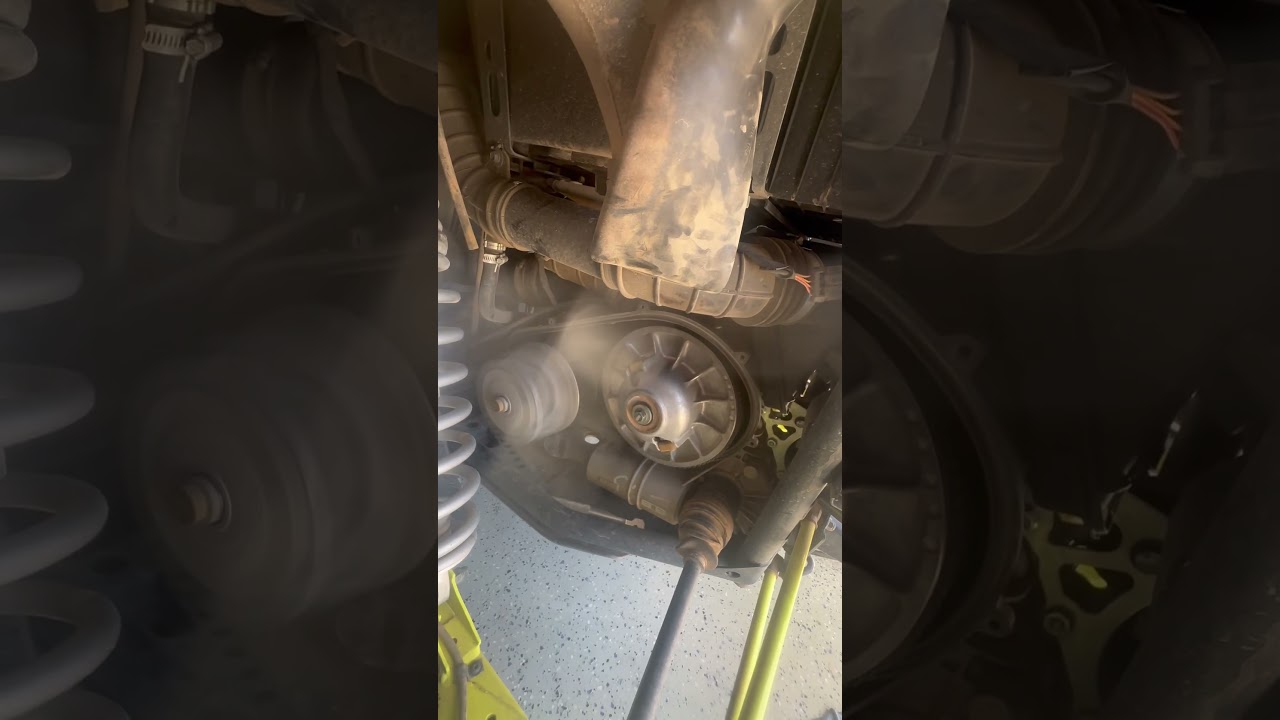 Rzr 1000 bad clutch, before and after. 