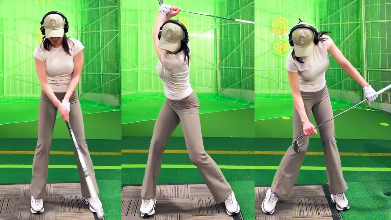 골프드릴 반복동작! KLPGA 박수빈 프로의 골프레슨과 골프스윙!