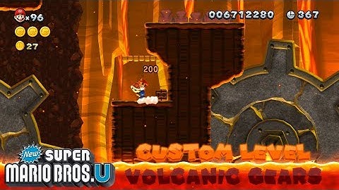Volcanic Gears | NSMBU Custom Level