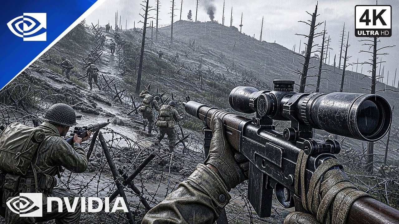 Battle of Hill 493 | CALL OF DUTY WWII : IMMERSIVE Ultra Realistic ...