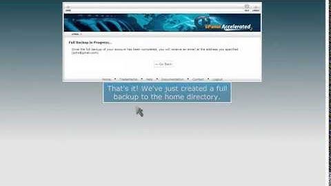 How to do a backup of your website in cPanel
