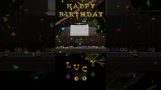 Happy Birthday LUCY
