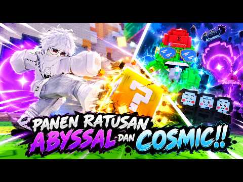 I GOT SO MANY ABYSSAL AND COSMIC!! - Roblox Kick A Lucky Block