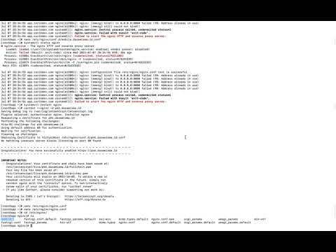 How to Install Let's Encrypt on Centos 8 nginx