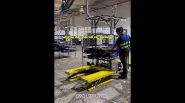 Cầu Công NTK trình làng mẫu bàn nâng thuỷ lực chữ U, nâng hạ pallet dễ dàng chỉ với vài thao tác.