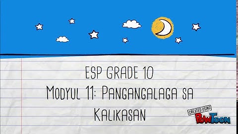 ESP GRADE 10 MODULE 11