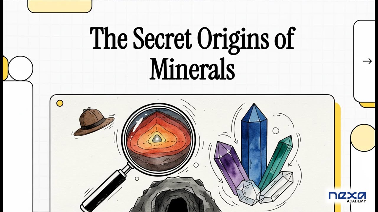 Как образуются минералы? | Из магмы, воды и кристаллов: объяснение.