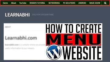 WORDPRESS MENU TUTORIAL | HOW TO CREATE MENU AND ADD POST INTO IT | WEBSITE MAKING (PART  9)