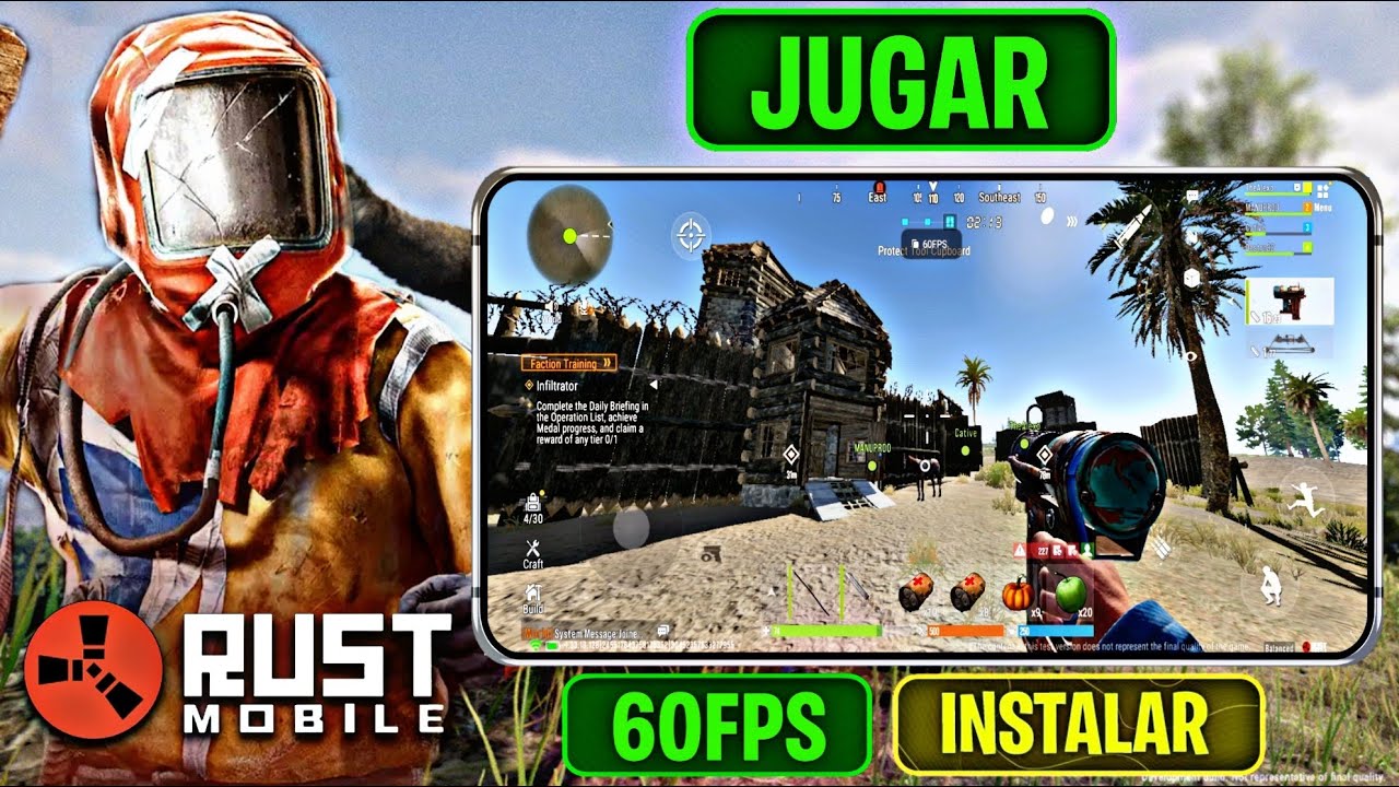 Rust Beta Version MUY BUENAS NOTICIAS de RUST MOBILE para JUGAR su VERSION GLOBAL de la ...