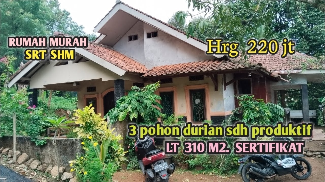 Dijual rmh murah siap huni srt sertifikat shm Akses mobi ke lokasi  jual cepet hrg 220 jt saja