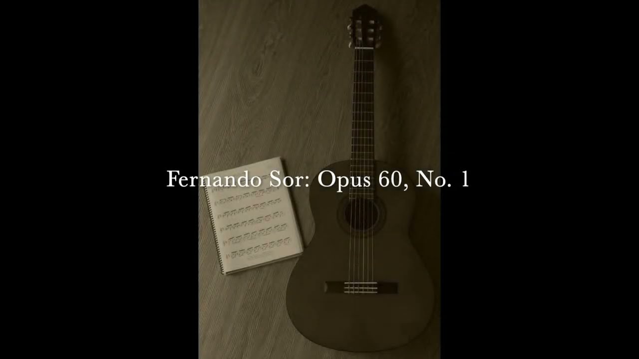 Fernando Sor: Opus 60, No  1