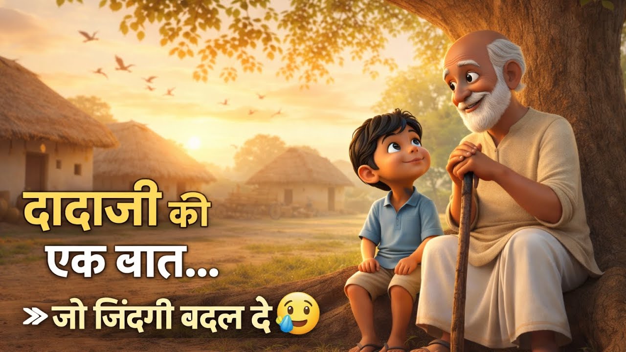 दादाजी की एक सीख जिसने लड़के की ज़िंदगी बदल दी 😭 | Heart Touching Village Story | 
