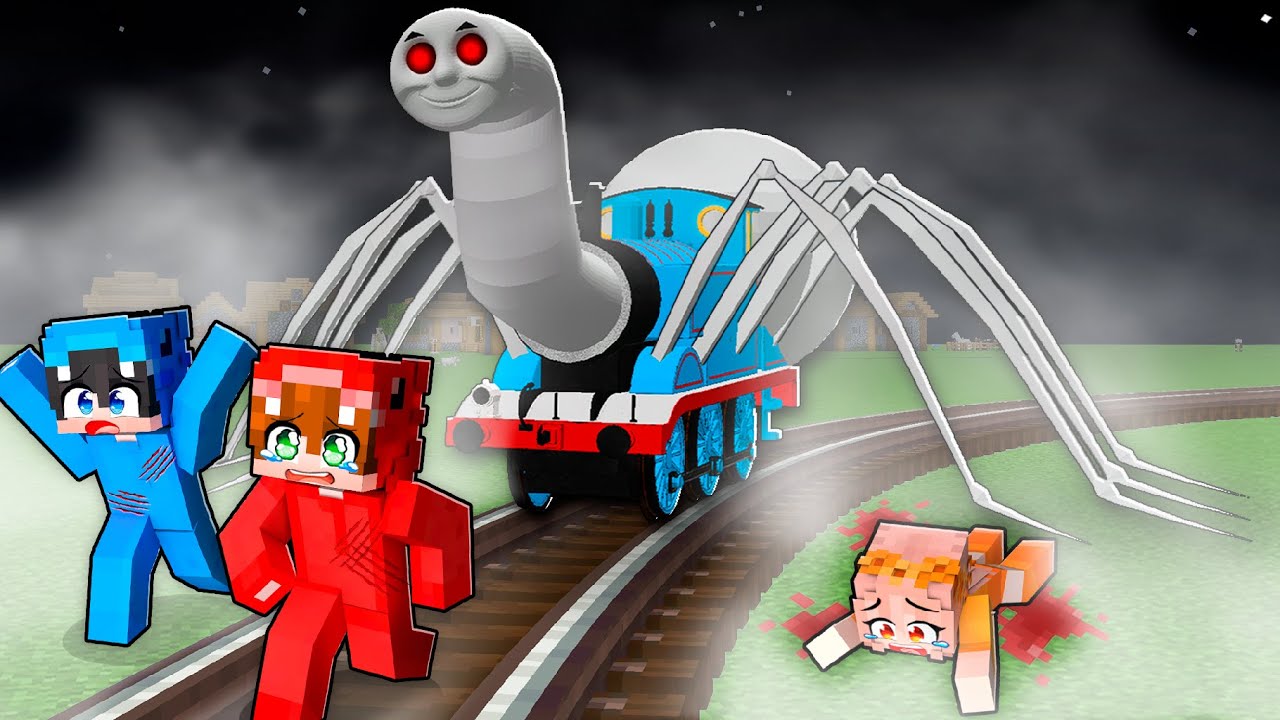 Sobrevivimos al TREN MALDITO en Minecraft