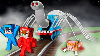 Sobrevivimos al TREN MALDITO en Minecraft screenshot 4