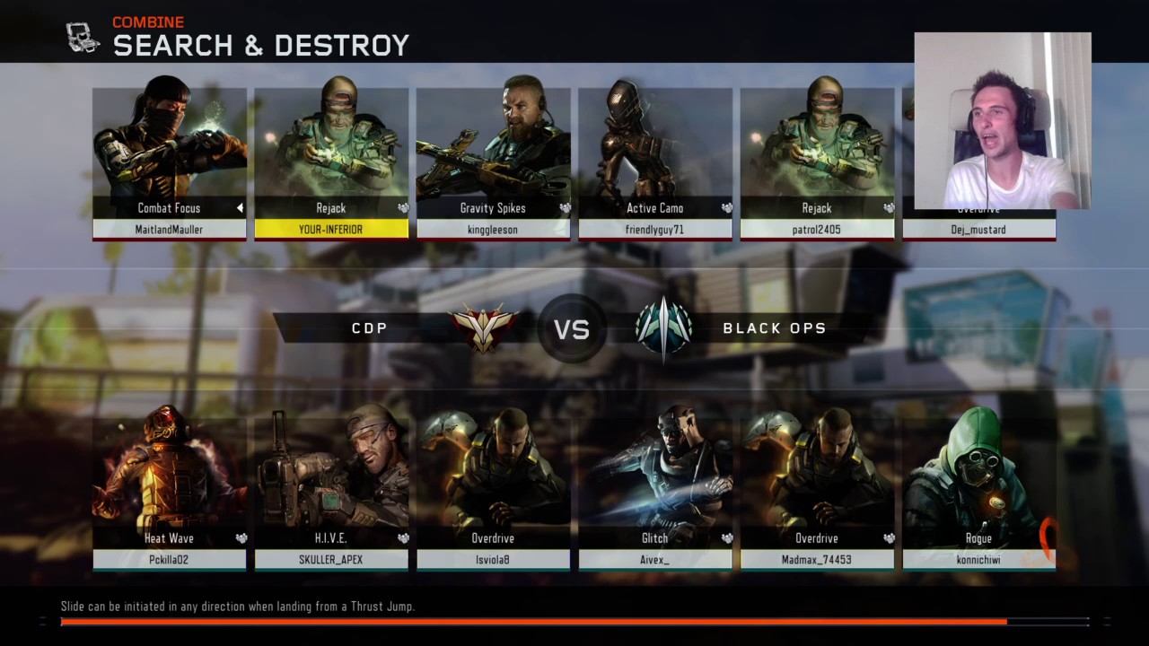SnD and CHILL - BO3 SnD Tryhard,  IW is terrible so another year of Black ops 3 Search and Destroy!