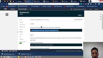 Sending message to AWS Device using MQTT fx