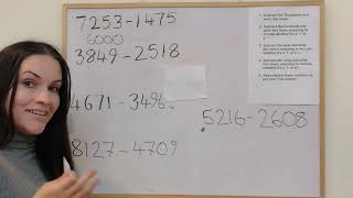 Subtracting 2, 3 & 4 Digit numbers mentally