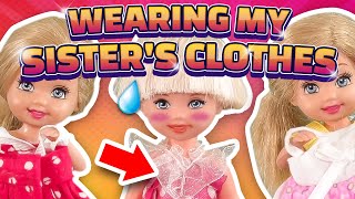 Barbie  Wearing My Sister’s Clothes for 24 Hours | Ep.233