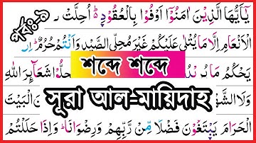 Ep-9 Surah Al-Maidah, verses~10 and 11 | সূরা আল মায়েদাহ, আয়াত~১০ ও ১১ | سورة المائدة | sura maidah