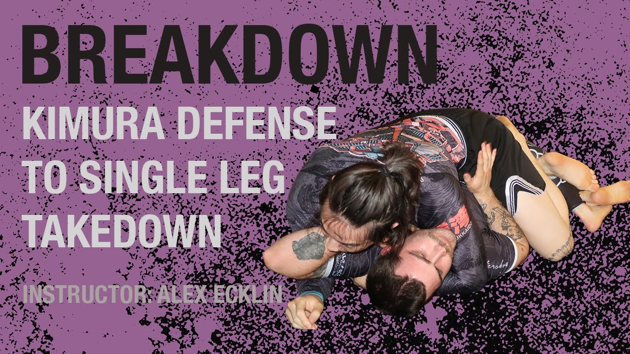 Masterskya BJJ NYC - Kimura Defense to the Single Leg Takedown - YouTube